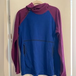 Melanzana microgrid hoodie! Worn only once or twice. Perfect condition.